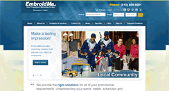 Desktop Screenshot of embroidme-shorewood.com